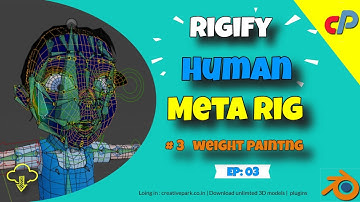 How To Use Blender Rigify Addon | Epi - 3 | About Automatic Weights & Rigify Layers |(Meta Rig)