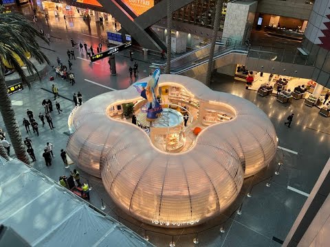 Louis Vuitton luxury store and lounge within Hamad International