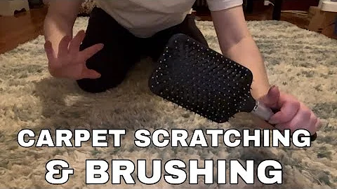 ASMR | Fast AGGRESSIVE Carpet Scratching & Brushing | Lofi | Camera Tapping/Hitting | No Talking
