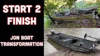 Jon Boat Transformation | Tracker Build Start to Finish