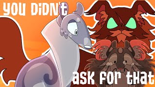 You didn't ask for that (Tw: implied grooming)- WARRIOR CATS leopardFoot