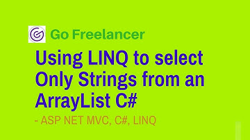 Using LINQ to select Only Strings from an ArrayList c#
