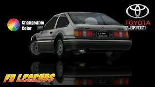 Livery Toyota AE86 LEVIN 1986 // Fr Legends  [ HexCode ]