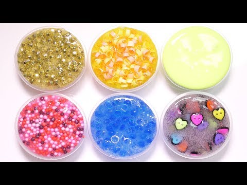 【ASMR】６種類のスライム作ってみた【音フェチ】6 SLIME MAKING【SlimeTube】