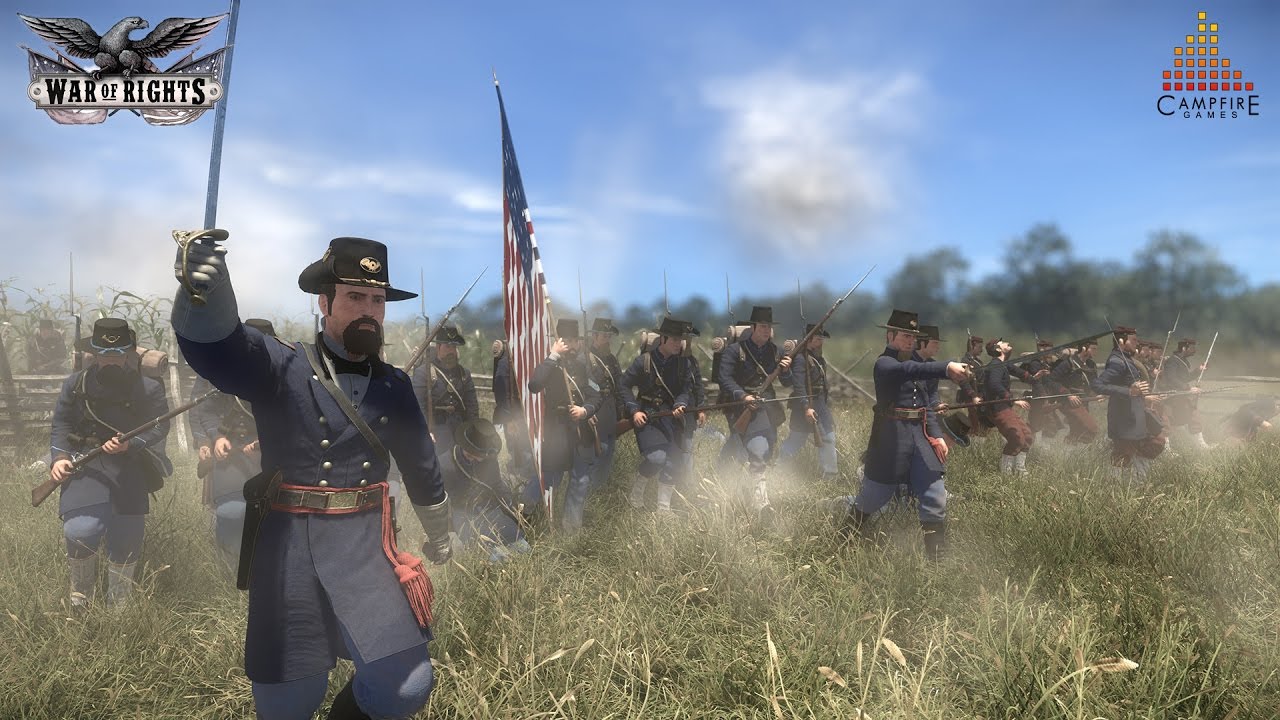 WAR OF RIGHTS Novo Jogo De Guerra Gameplay 