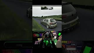 Porsche GT3 RS bs MK8 Golf R street race .. #assettocorsa #fyp #streetrace #games #golf #porsche