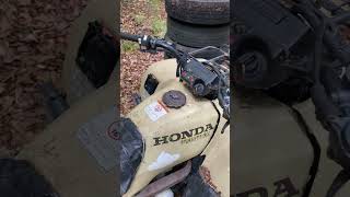 94 Honda Fourtrax 300 First Kick In 6 Months