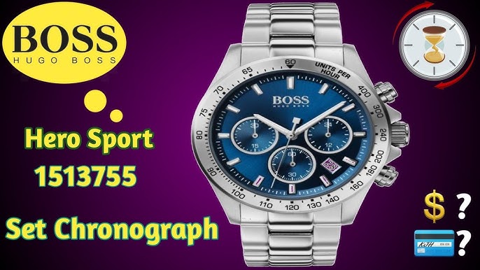 Hugo Boss Velocity Chronograph Men\'s Watch 1513718 (Unboxing) @UnboxWatches  - YouTube