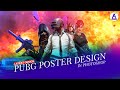 Latest PUBG Poster Design in Photoshop, Poster kaise banaye