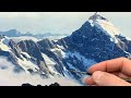 Painting a mountain  time lapse  episode 200