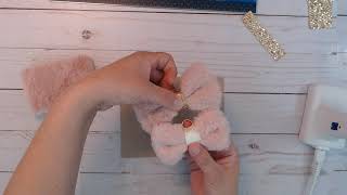 Faux Fur Bow Dangle Tutorial