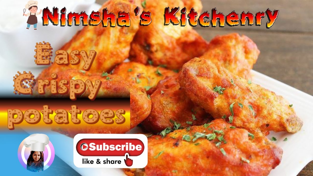 Easy crispy potatoes... #Easy #yummy #Potato #fries #Nimsha #Kitchenry