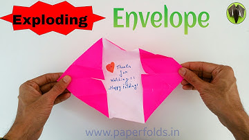 Exploding Envelope - Design by Sandro Asatiani - DIY Origami Tutorial by Paper Folds