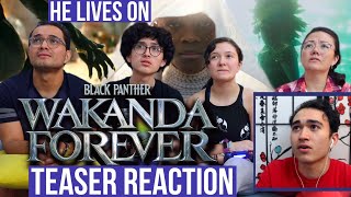 BLACK PANTHER WAKANDA FOREVER TEASER Reaction! | SDCC 2022 | MaJeliv Reactions l He Lives On