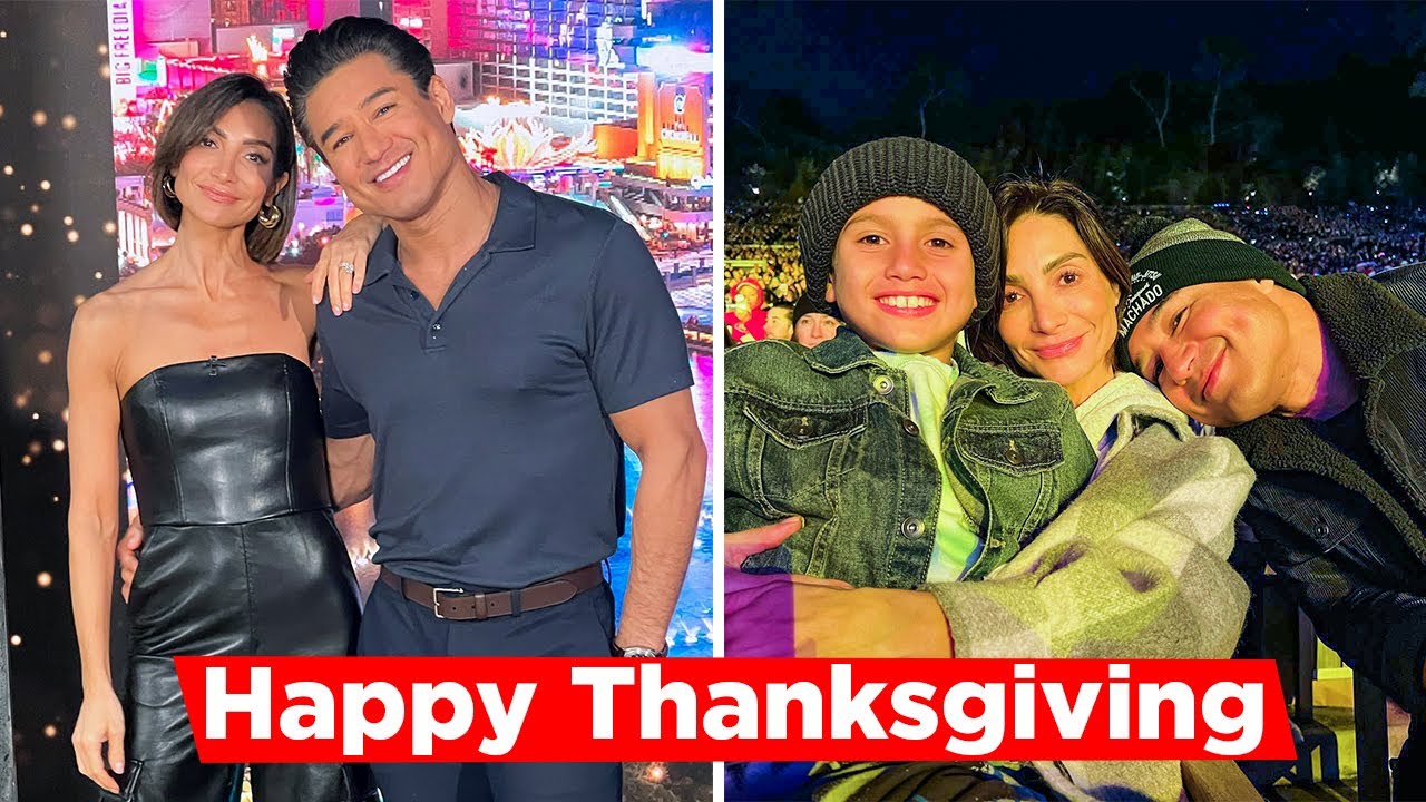 Mario Lopez Celebrates Amazing Thanksgiving With His 3 Kids YouTube