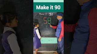 Make it 90 🤯 innovative ideas #short #education #maths #students #ytshorts #trending