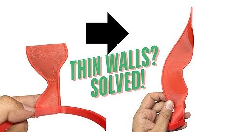 How to Print Perfect Thin Walls on a 3D Printer! (OrcaSlicer & Ender 3 V3 KE)