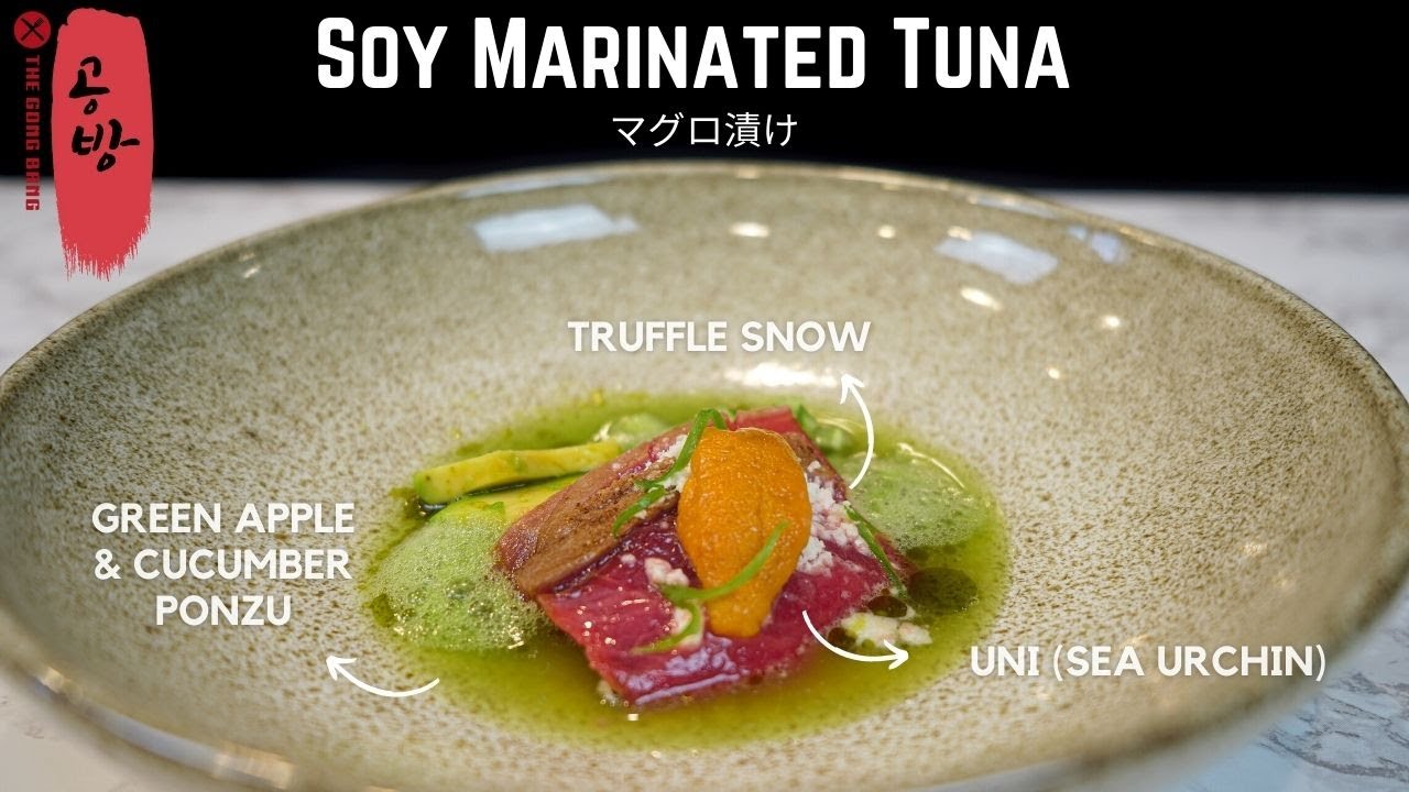 Tuna Series 1 Soy Marinated Tuna, Cucumber & Green Apple Ponzu