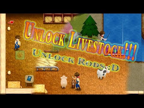 harvest moon light of hope คู่มือ  New 2022  [Harvest Moon] Light of Hope #3 Unlock Livestock and rods :D