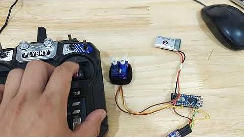 Arduino NANO Servo Flap Control RC ROBOT DIY