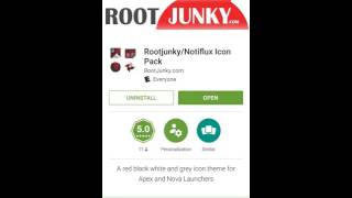RootJunky and Notiflux Icon Pack Review screenshot 2