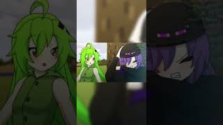 Creeper-Girl Worries About Ender-Girl #shorts #MinecraftAnime