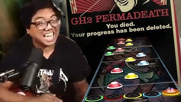 Guitar Hero 2 but if I miss, my save file gets deleted (but I don