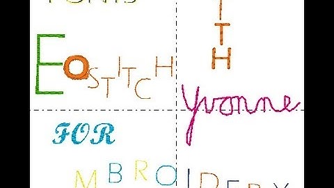 EQStitch Lesson 10--Working with Text