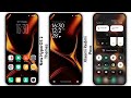 3 New HyperOS 2 control centre Themes for Xiaomi,Redmi,Poco | 3 Best HyperOS 2 Themes