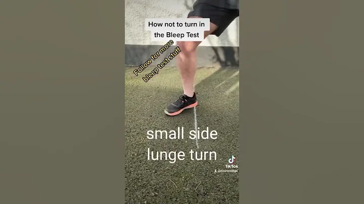 How not to turn in the bleep test