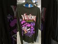 VENOM LETHAL PROTECTOR BLACK 2 SIDED GRAPHIC T-SHIRT $8.99 MARVEL CHARACTER FASHION FUN