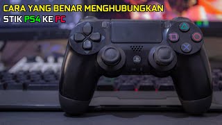 CARA MENGHUBUNGKAN STIK PS4 KE PC - DS4 WINDOWS