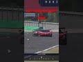 McLaren v Ferrari Monza turn 1 #racing #automobile #shorts