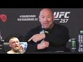 РЕАКЦИЯ Даны Уайта на результаты UFC 257 и разговор с Хабибом