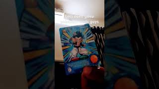 Opening Goku pokemon cards