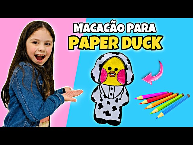 Roupa paper duck papel