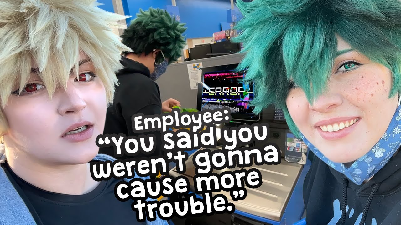WE BROKE WALMART... Cosplay in Public | Thanksgiving Vlog | My Hero Academia