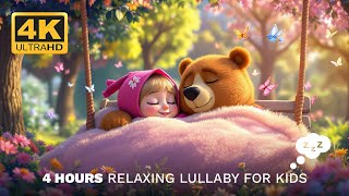Download Lagu Instant Sleep🌸– Masha and the Bear Lullaby | 4-Hours Sleep Music for Babies \u0026 Kid 💤🐻 MP3