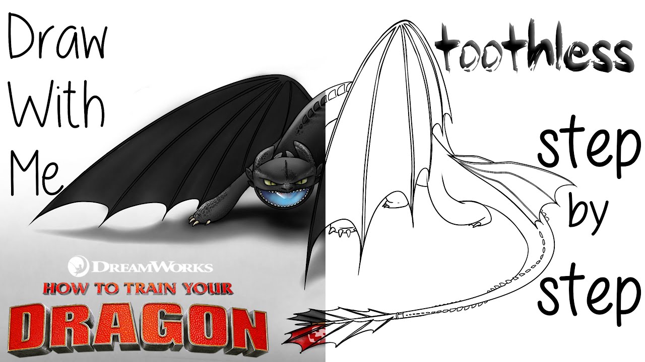 How to Draw Toothless