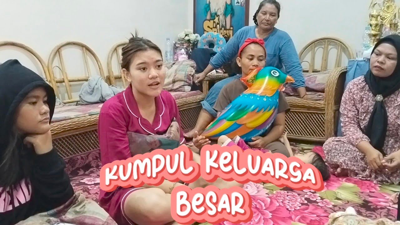 Mudik Lebaran Idul adha, SRIDEVI DA sempatkan Bersenda gurau bersama keluarga besar.