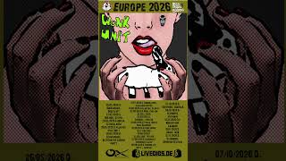 Wonk Unit Euro dates just announced.