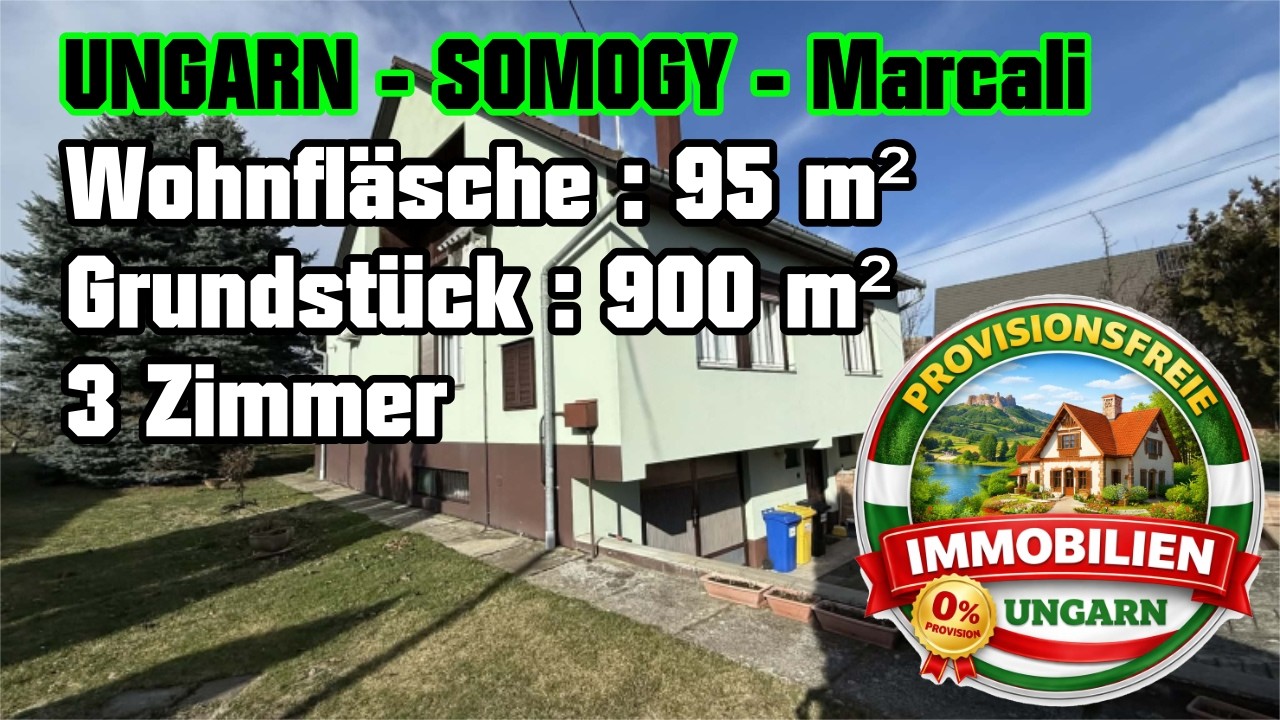 Einfamilienhaus in einem Grünbereich! 🌶️ #Ungarn #Somogy  #Marcali  🌶️ #Provisionsfrei