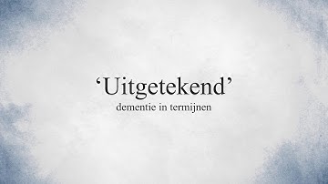 Uitgetekend bekroonde documentaire over dementie