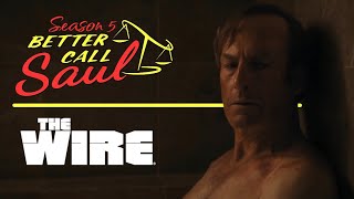 Video thumbnail of "Better Call Saul | opening title [The WIRE style] (Season 5)"