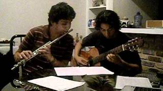 Video thumbnail of "Libertango flauta y guitarra"