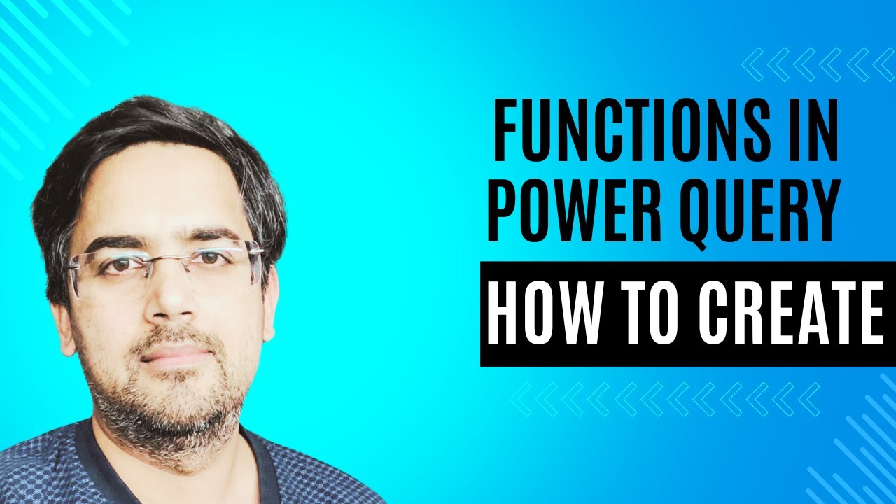 How to create functions in power query M language - 12 - YouTube
