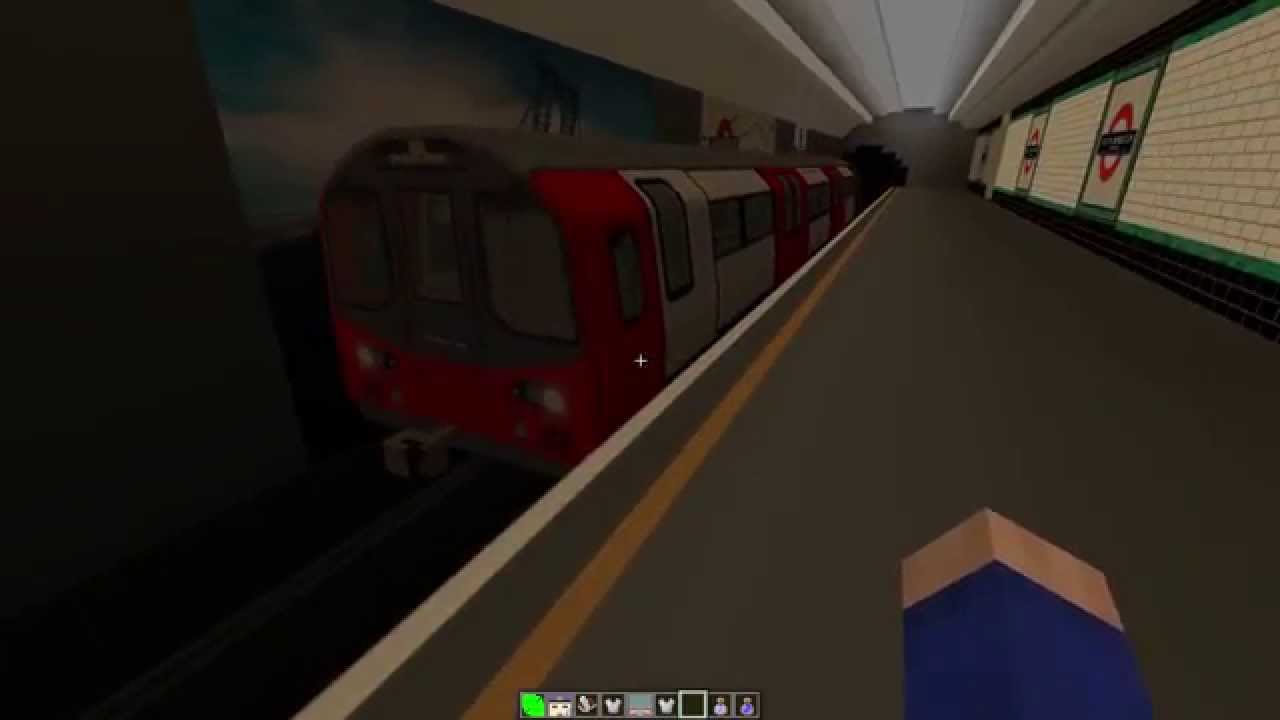 London Underground in Minecraft. New Train Model and 