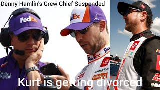 Celebrity Denny Hamlin's Crew Chief Is Suspended, Kurt Busch Is Getting Divorced Profile