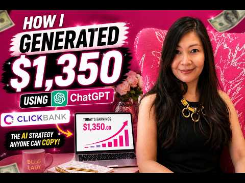 How I Made 1,350 With ClickBank Using ChatGPT Beginner Strategy