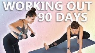 I Worked Out Every Day For 90 Days | Here's What Happened by Tarah 10,554 views 3 years ago 10 minutes, 16 seconds